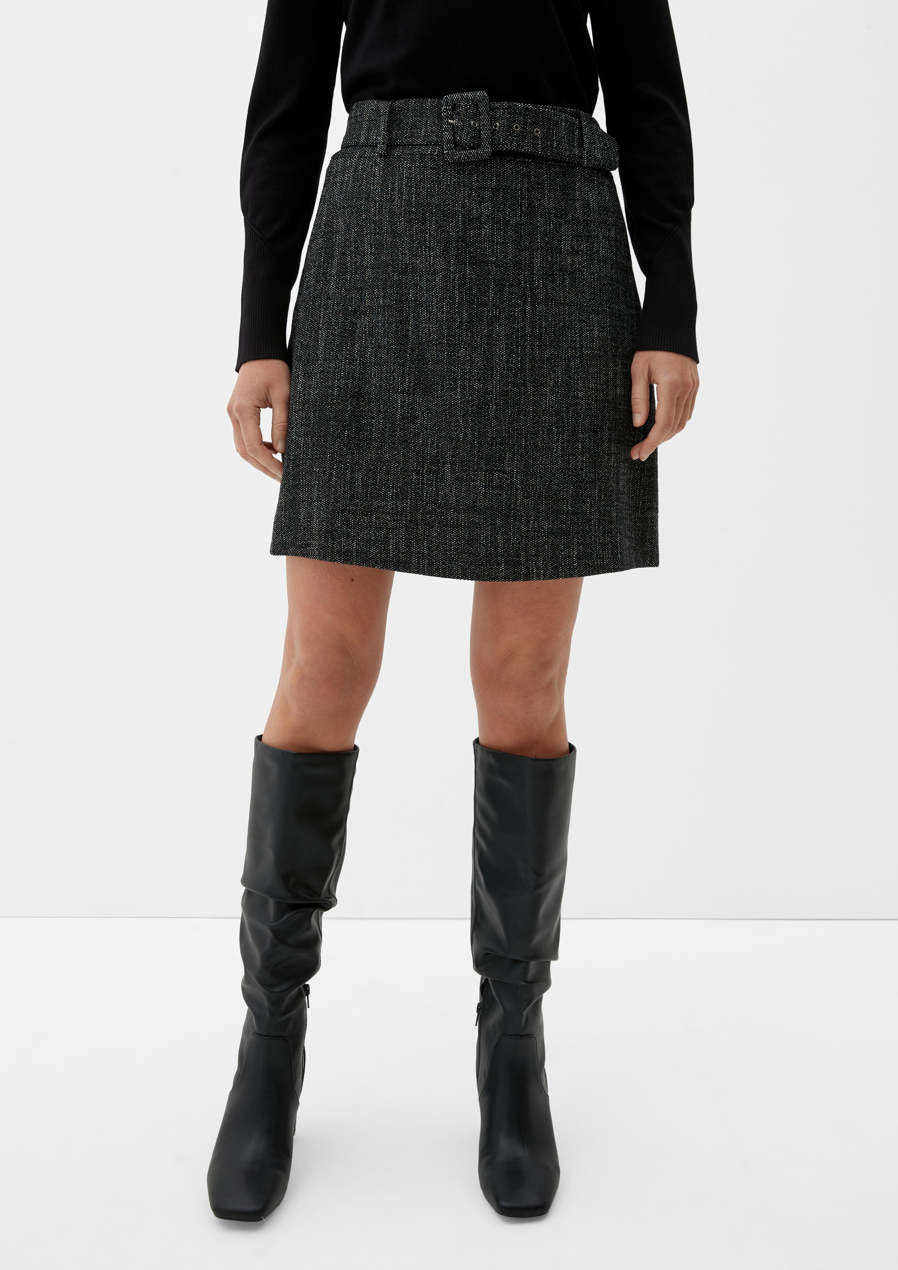 Minirock aus Tweed  2122123-99N1