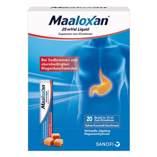 MAALOXAN 25 mVal Liquid  20X10 ml  Suspension