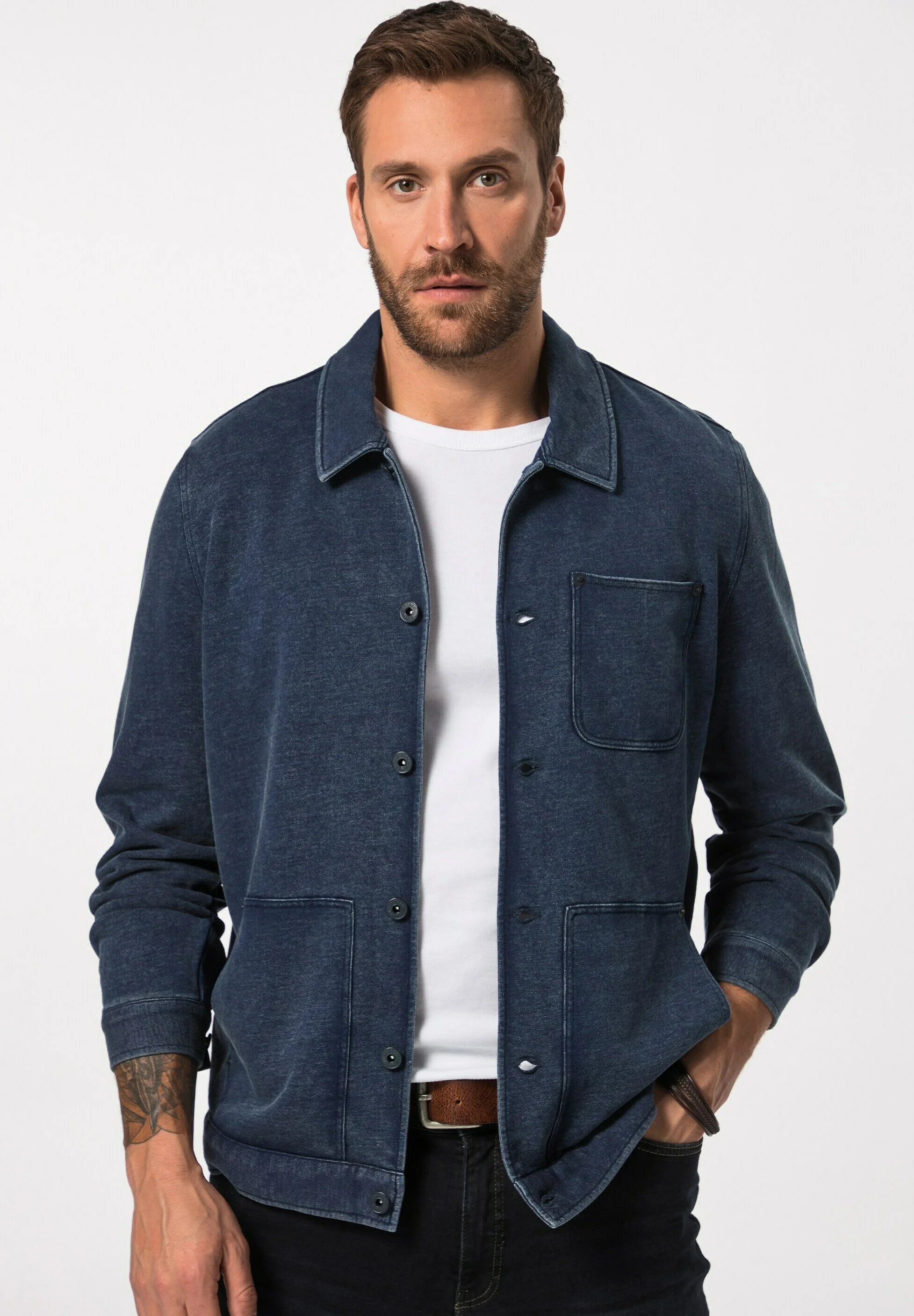 JP1880 ESTILO TRABAJADOR LOOK VINTAGE - Chaqueta ligera