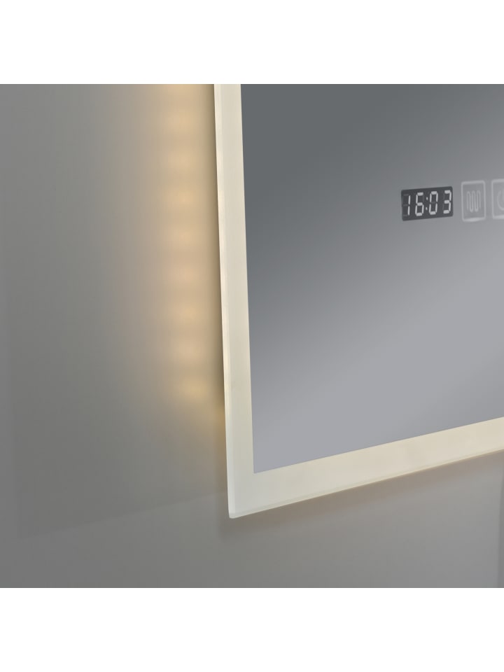pro.tec LED-Badezimmerspiegel Lizzano in Weiß (H)70cm (B)50cm günstig kaufen onesize