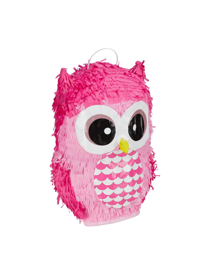 relaxdays Pinata Eule in Pink günstig kaufen onesize