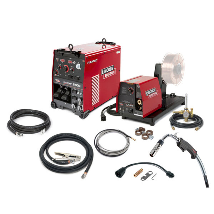 Flextec® 650X Multi-Process Welder w/ CrossLinc™ / LF-74 HD One-Pak®