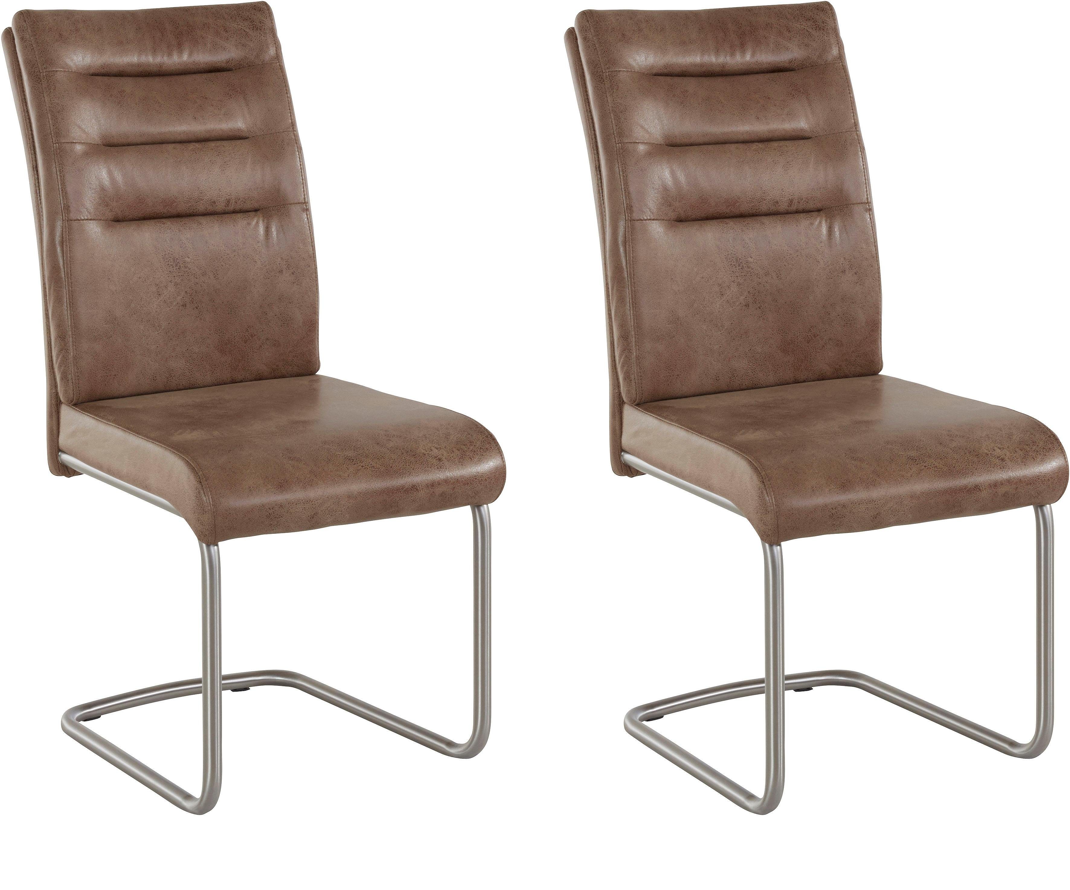 HELA Freischwinger Paula (Set, 2 St), mit Echtedelstahlgestell, 2 oder 4 Stück