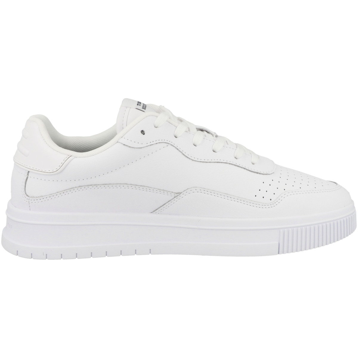 Tommy Hilfiger Supercup Leather Stripes Sneaker Low weiss