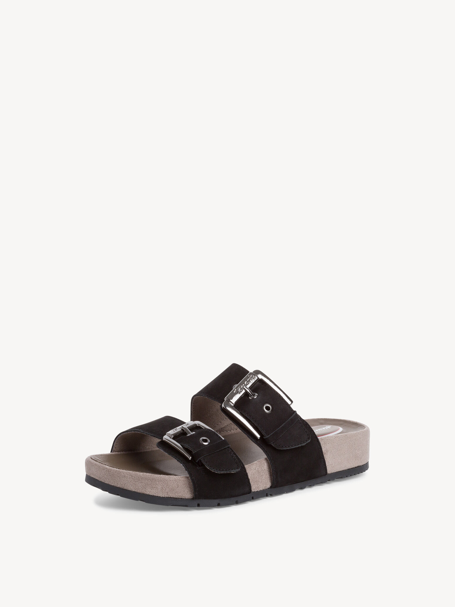 Mule en cuir - noir