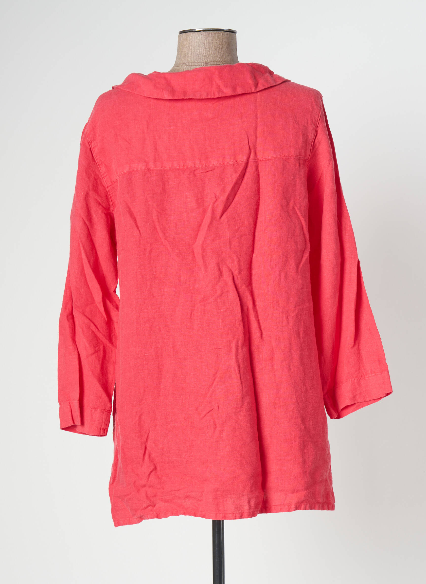Terre Mer Tuniquemanchelongue Femme couleur rouge