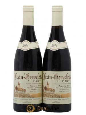 Fixin 1er Cru Les Hervelets Bart 2014 - Lot de 2 Bouteilles