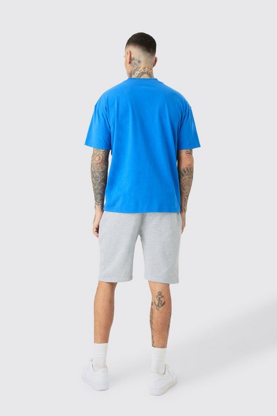 Tall lockere Jersey-Shorts