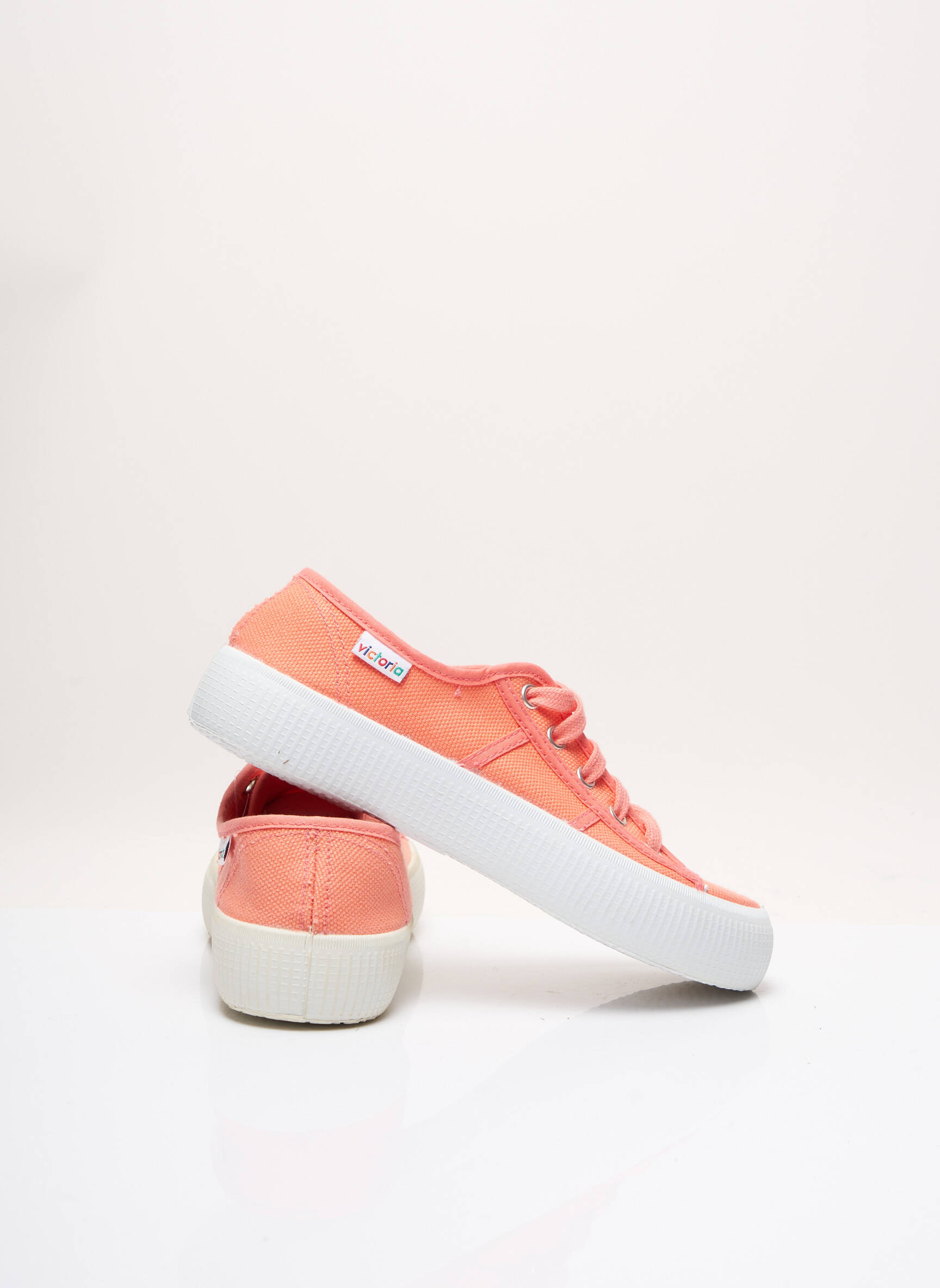 Victoria Baskets Femme couleur orange