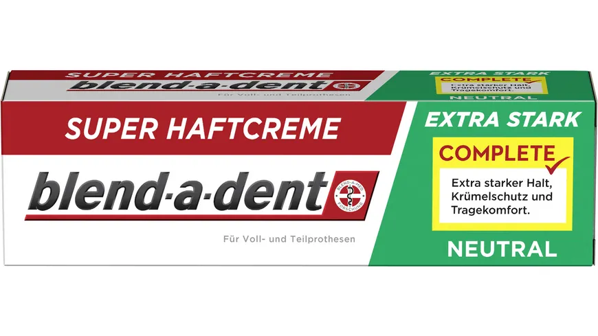 Blend-A-Dent Haftcreme Complete extra stark -neutral- 47g 47 g