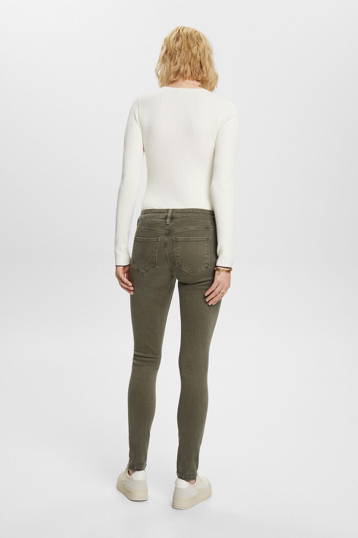 Skinny Hose mit mittlerer Bundhöhe