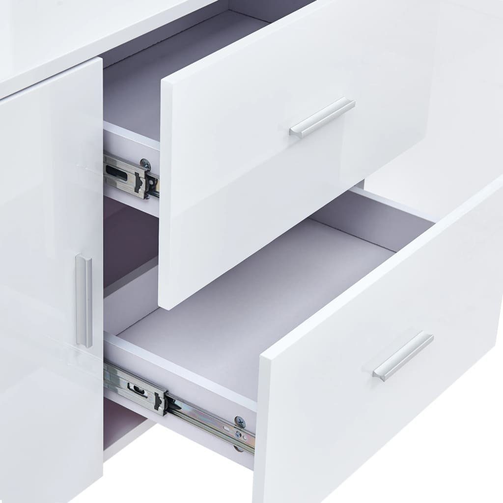vidaXL Sideboard Sideboard Weiß 160×40×70 cm MDF (1 St)