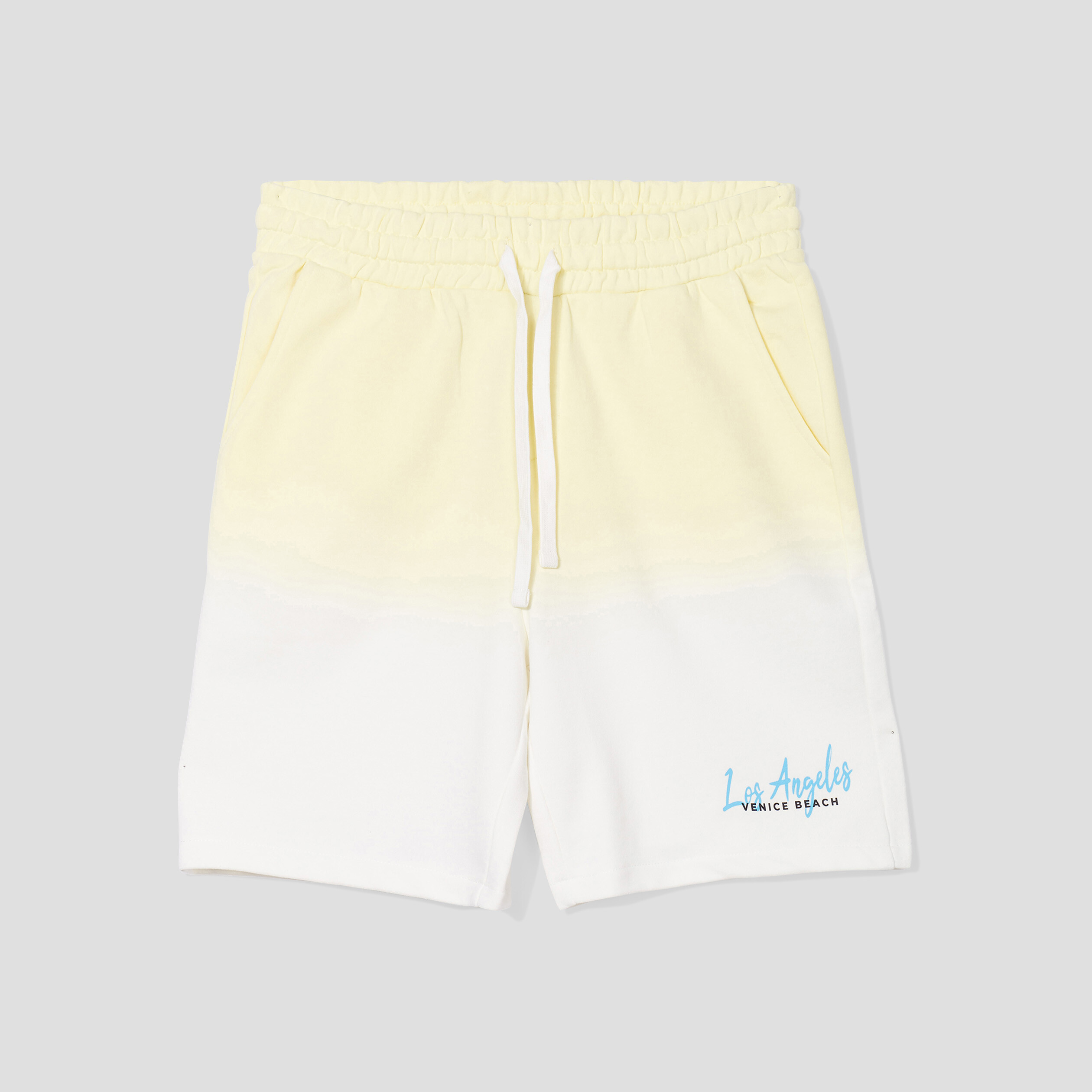 Jogging-Short avec cordon blanc homme | La Halle