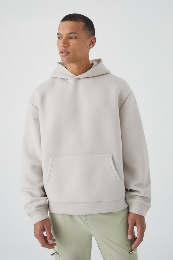 Tall kastiger Oversize Scuba Hoodie