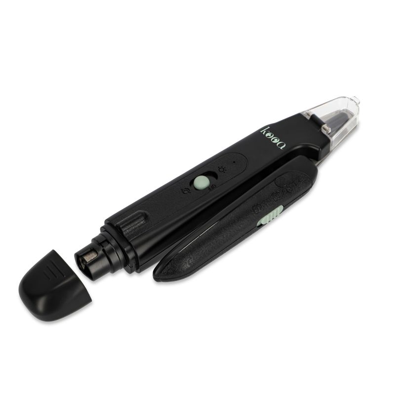 kooa 2-in-1 Krallenschere und -Schleifer mit LED