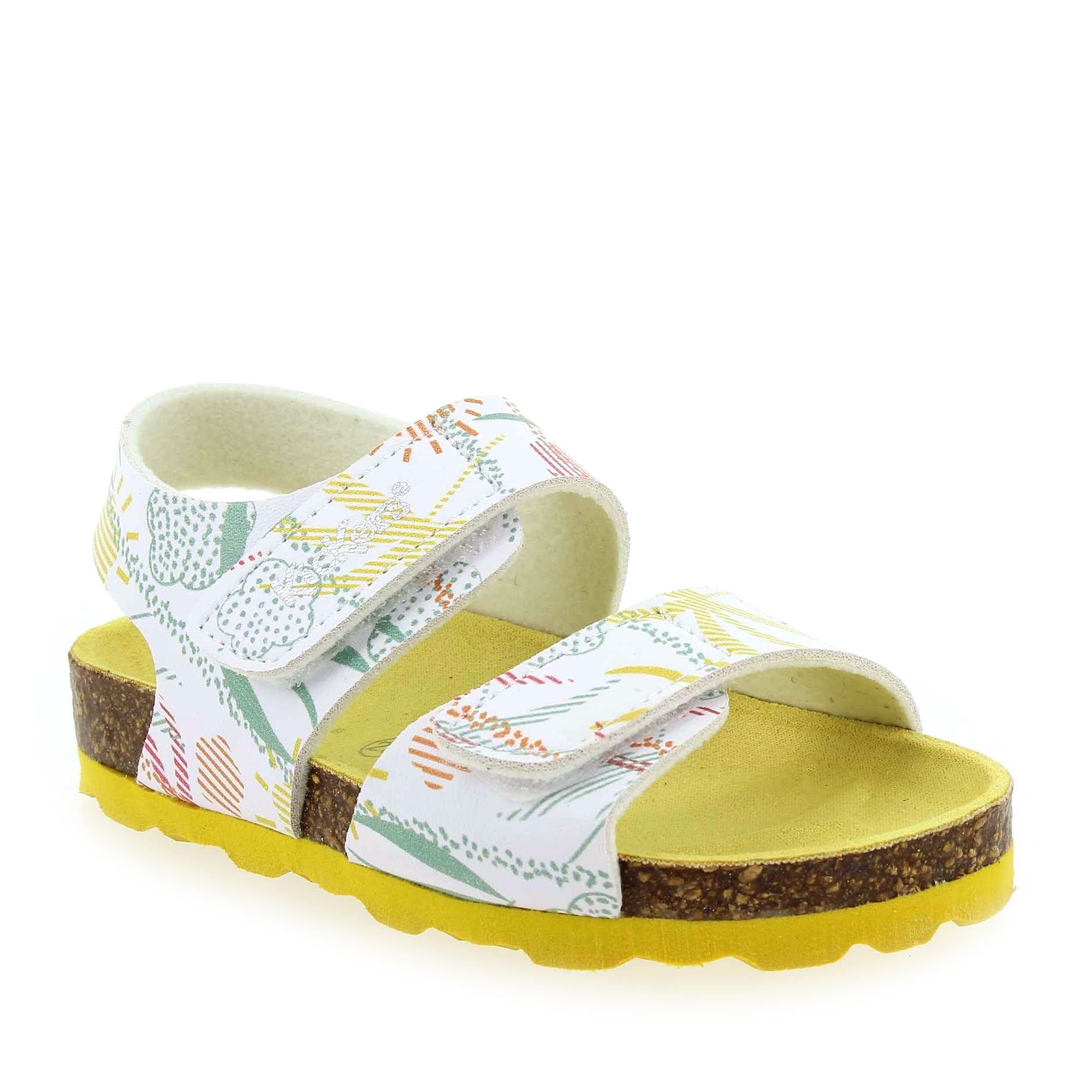 Kickers  SUMMERKRO - Blanc Jaune
