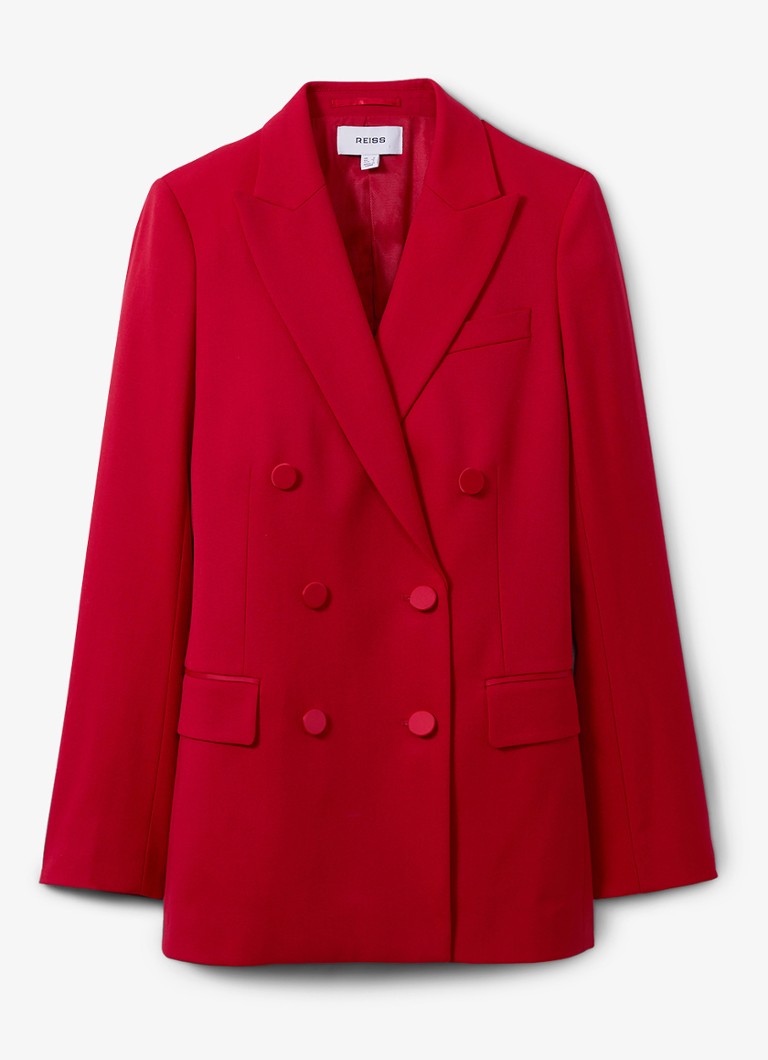 Reiss Anna double-breasted blazer in wool blend