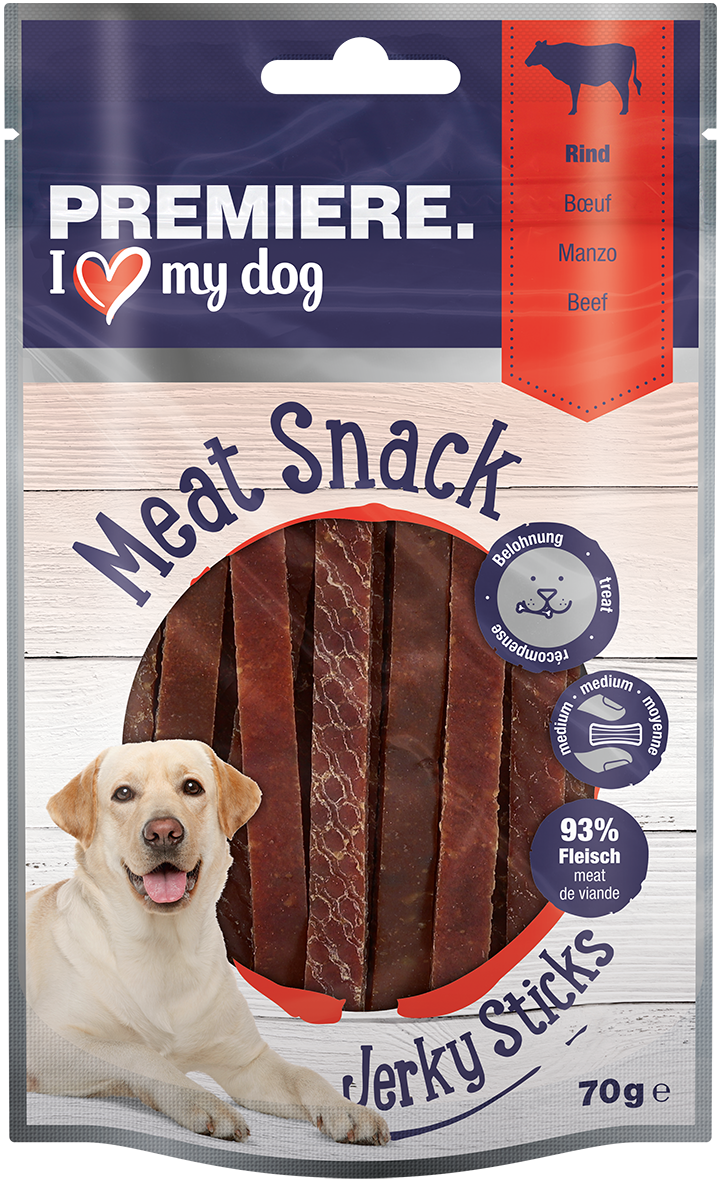 PREMIERE Snacks PREMIERE Meat Jerkys 6x70g Rind