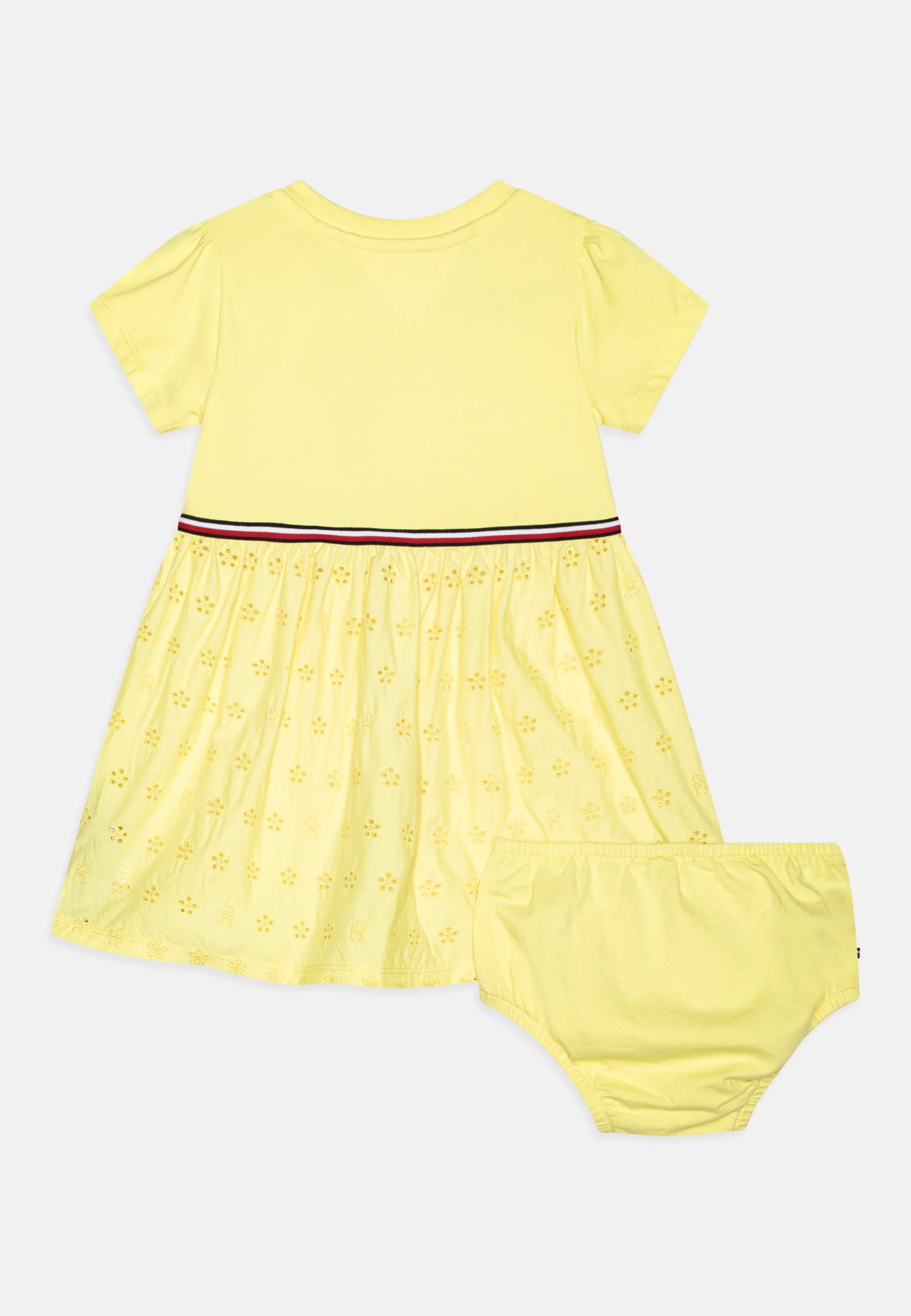 Tommy Hilfiger BABY BRODERIE COMBI DRESS - Vestido de verano