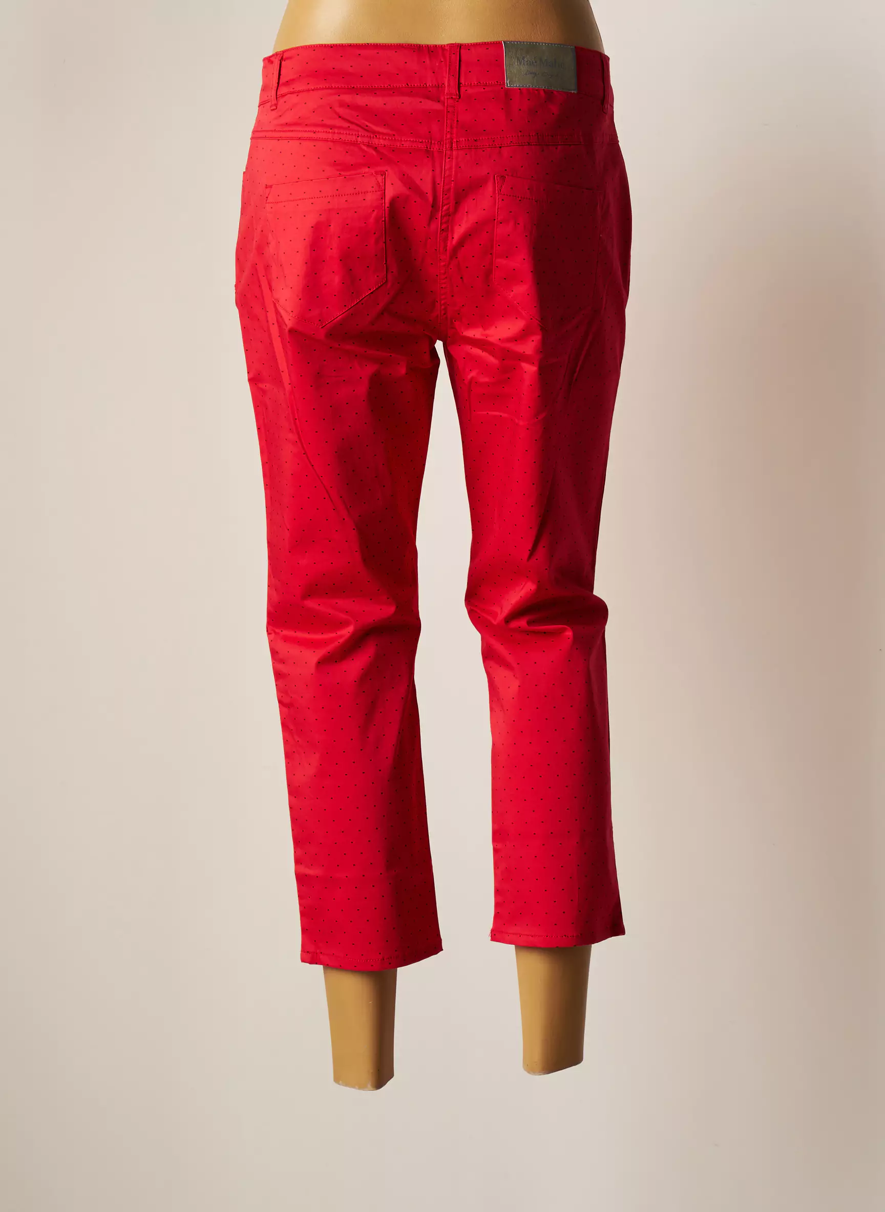 Mae Mahe Pantacourts Femme couleur rouge