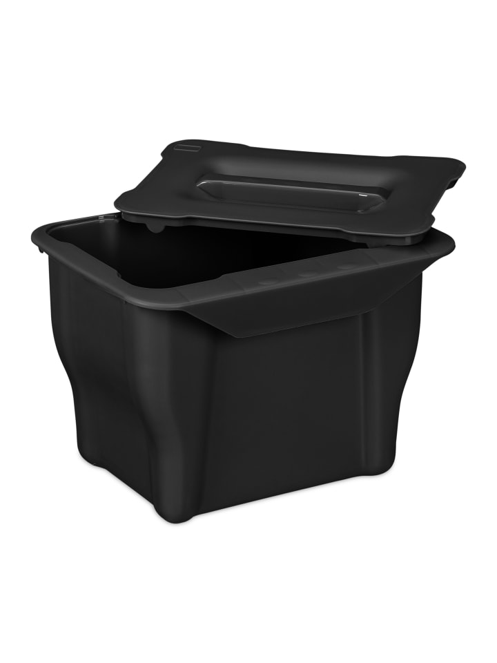 relaxdays Biomülleimer in Schwarz - 5 Liter günstig kaufen onesize