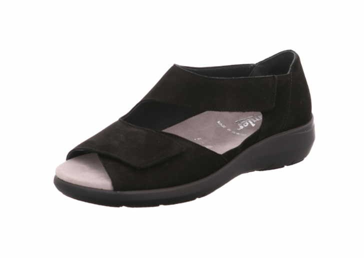 SEMLER Komfort Sandalen schwarz