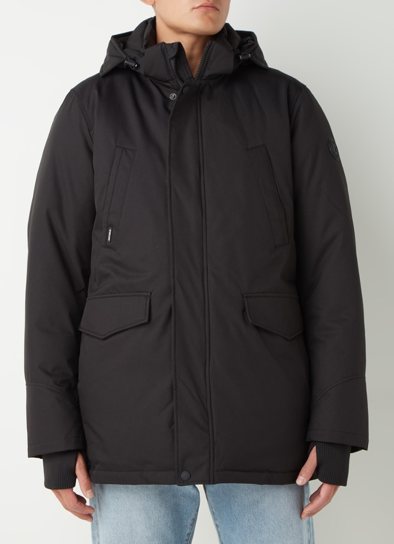 Airforce Padded parka with detachable hood