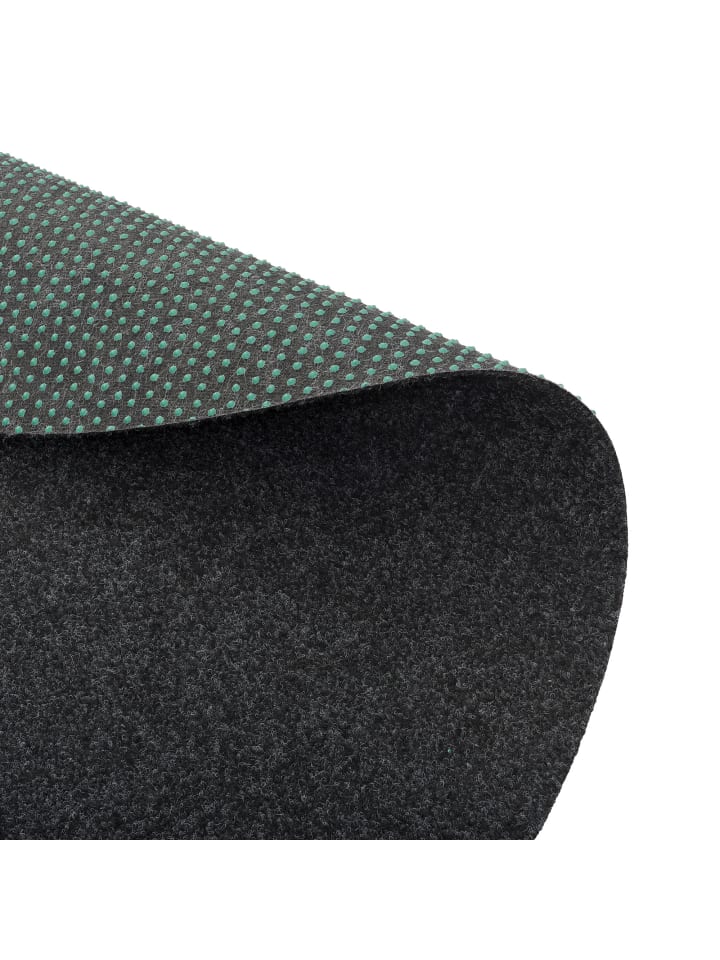 Snapstyle Kunstrasen Rasenteppich mit Noppen Kingston Rund in Antraciet günstig kaufen