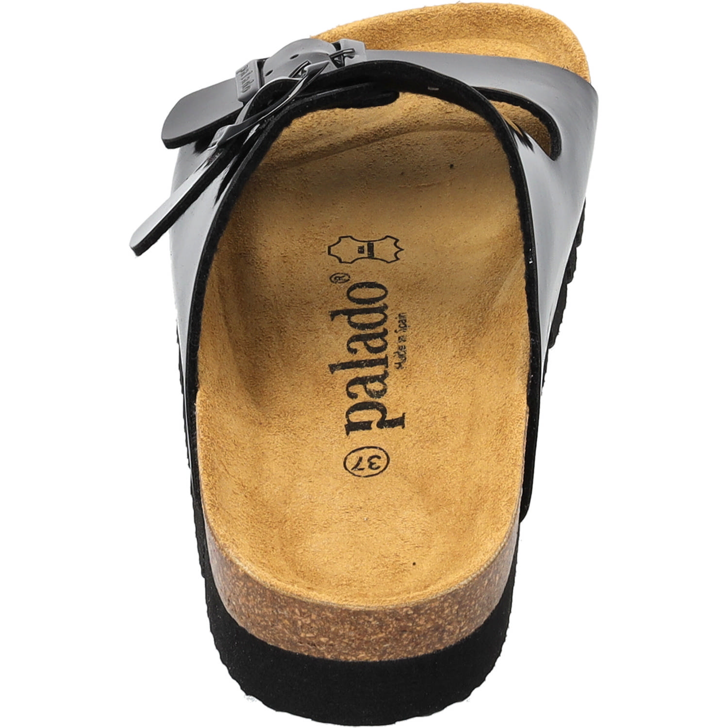 Palado Korfu PL Lack, Pantoletten, Damen, Schwarz