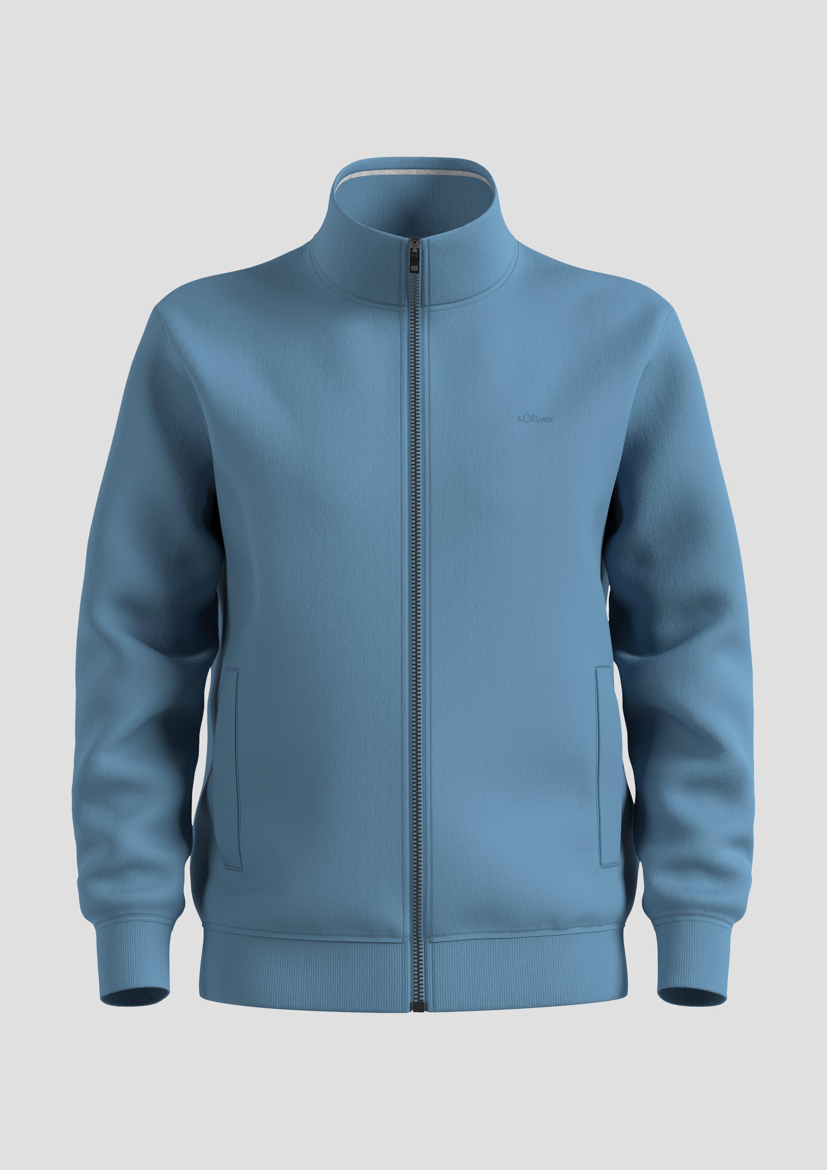 Sweatshirt-Jacke mit Stehkragen  2141491-5402