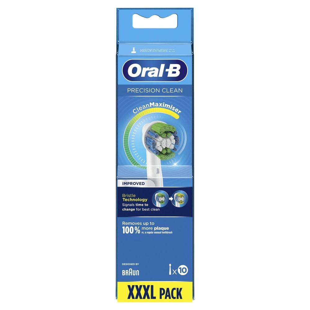 oral-b Oral-B Precision Clean Brossette Avec CleanMaximiser, 10 Brossettes De Rechange
