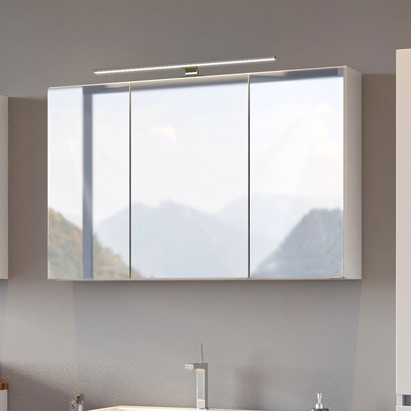 Spiegelschrank Bristol, 100 cm, weißl