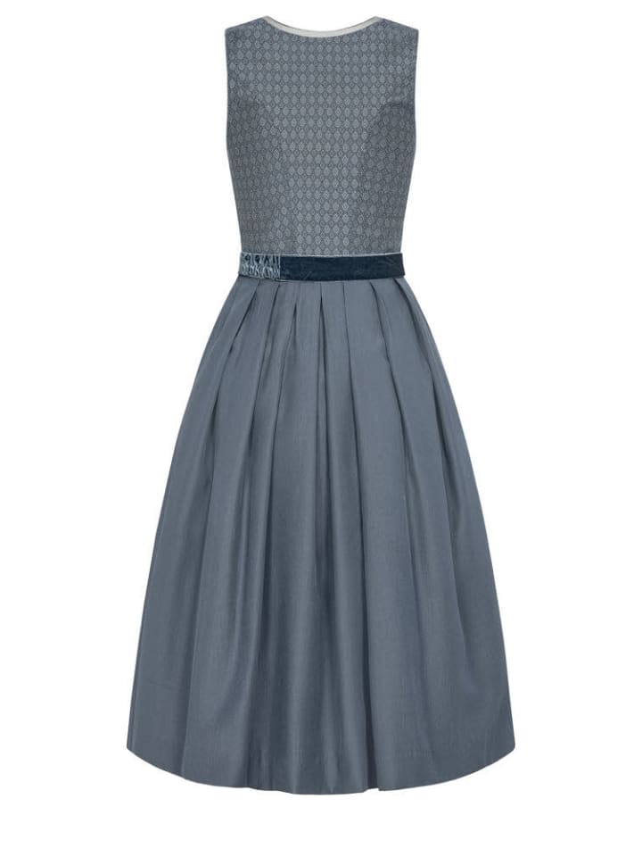Nübler Midi Dirndl Edda in Blau günstig kaufen