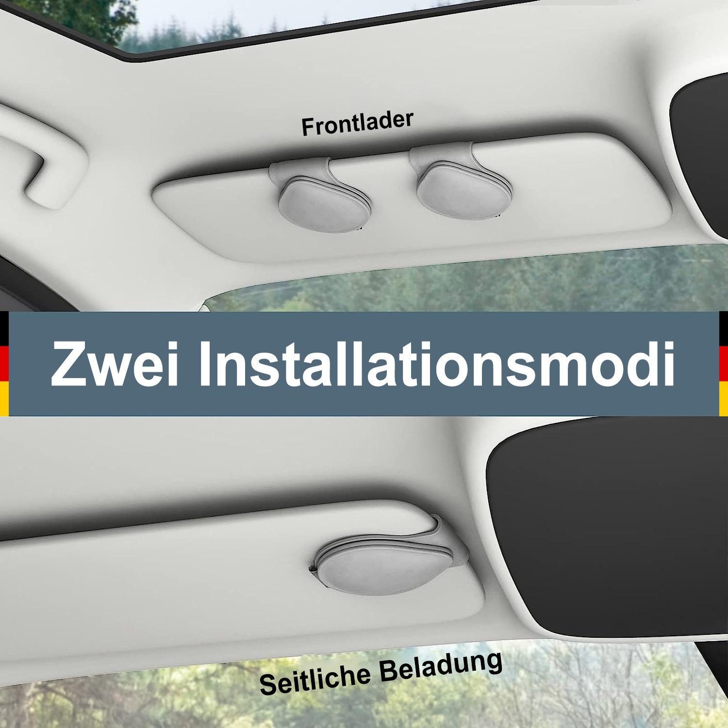 MAGICSHE Brillenetui Sonnenblende, Brillenhalter Aufbewahrung 1 PC