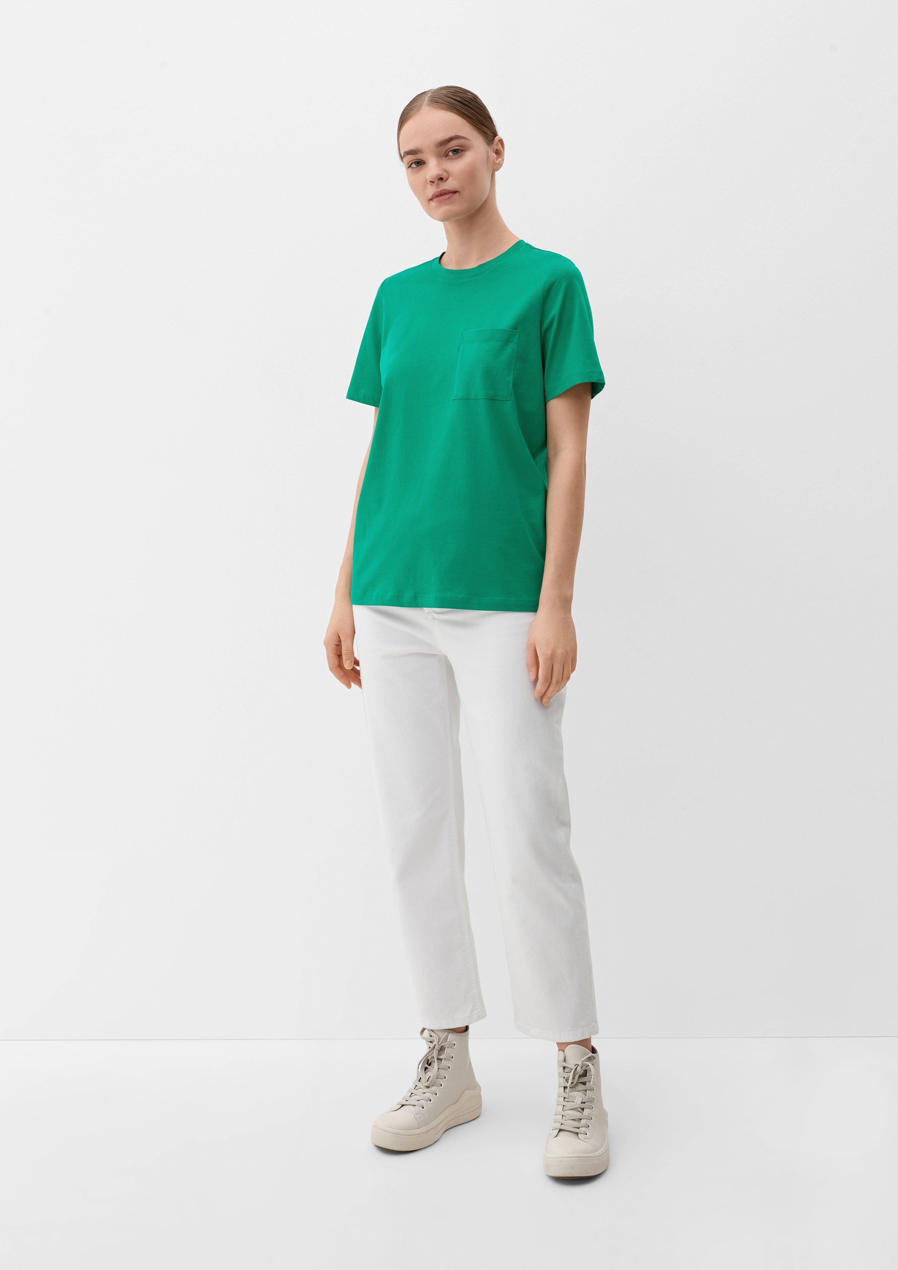 T-Shirt mit Brusttasche  2129620-7646