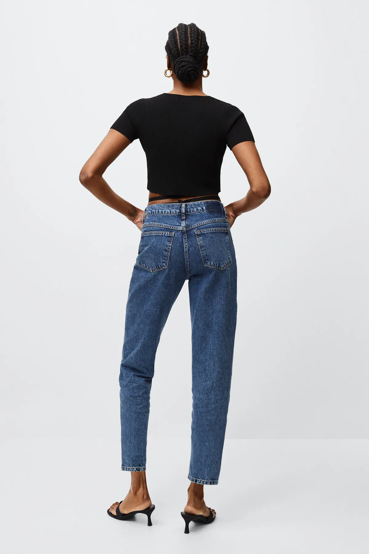 MANGO Woman  Jeans - Dunkelblau - Boyfriend