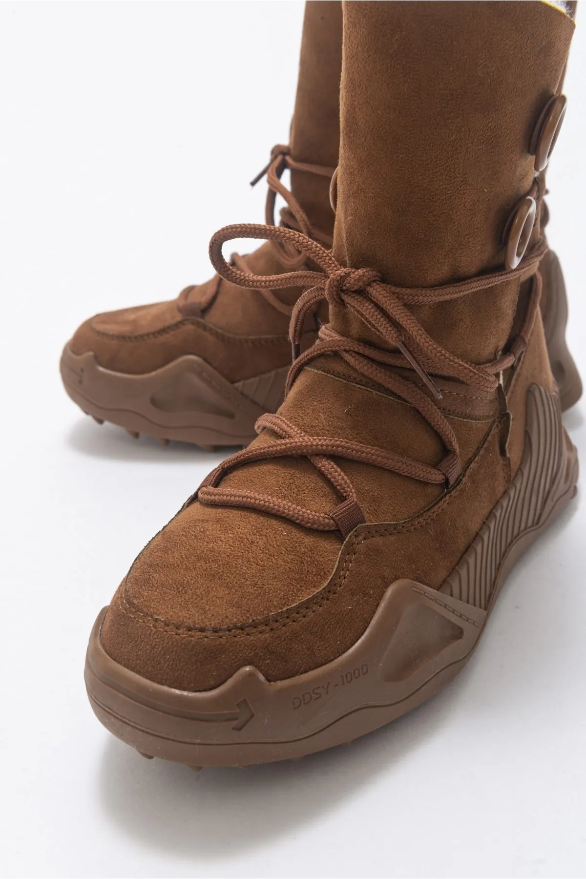 LuviShoes  Snap Tan Damenstiefel