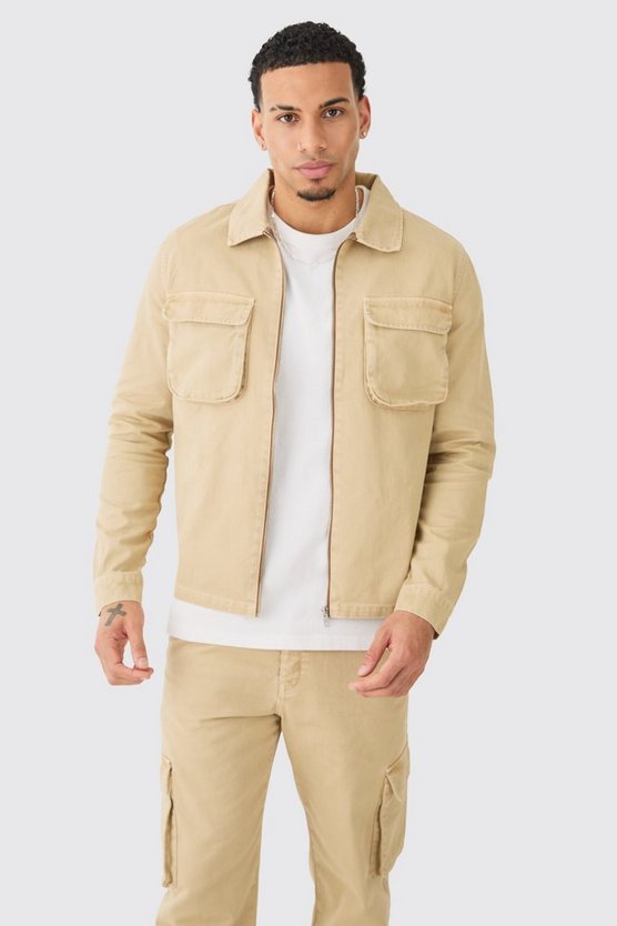 Twill Cargo-Overshirt & Hose