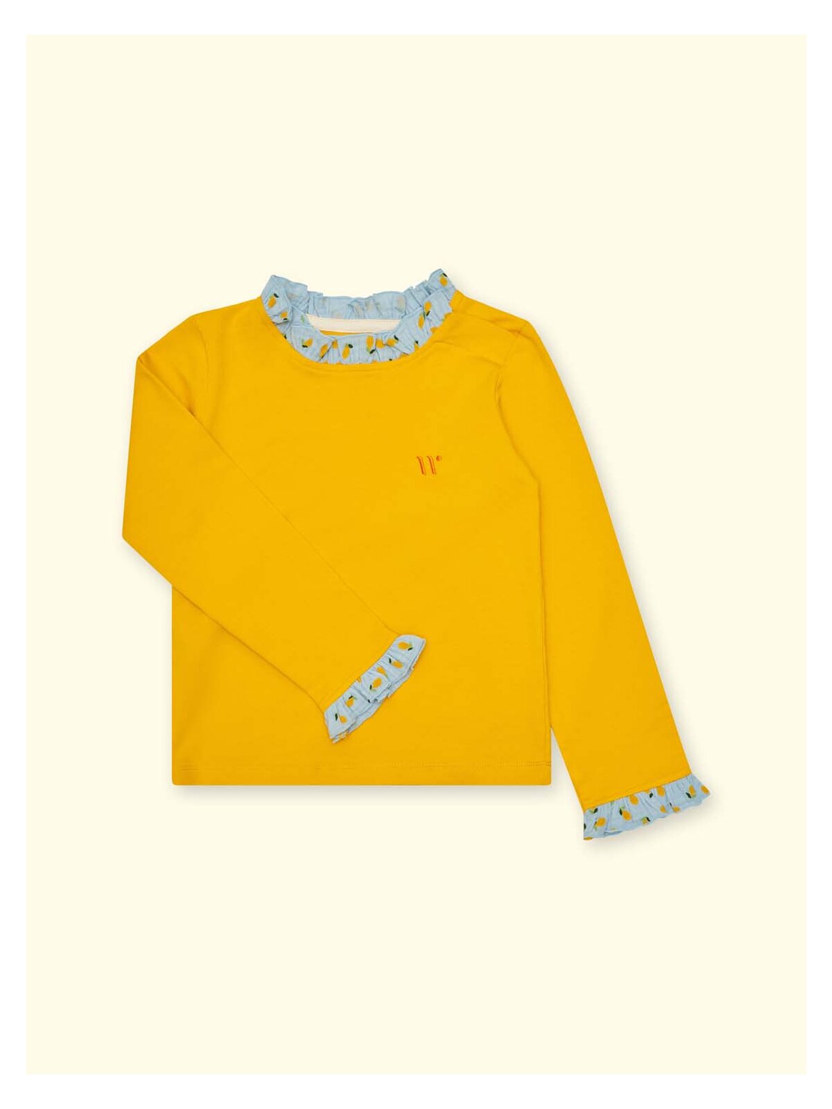 Wombly Fee Langarmshirt sonnengelb