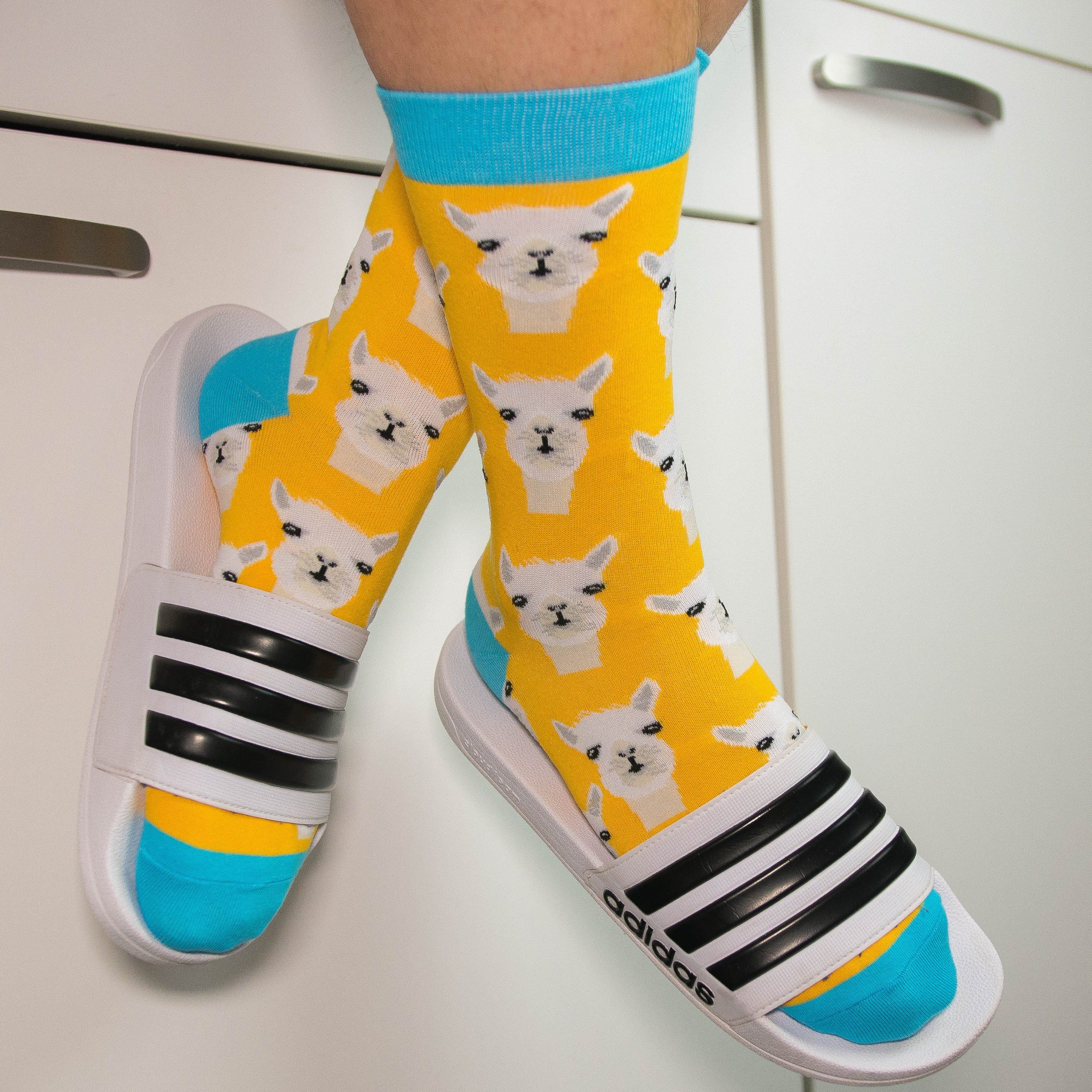 TwoSocks Freizeitsocken Alpaka Socken lustige Socken Herren & Damen, Einheitsgröße