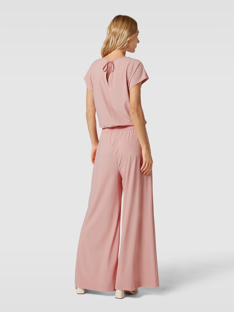 Jumpsuit mit V-Ausschnitt Modell 'JO' in hellrosa
