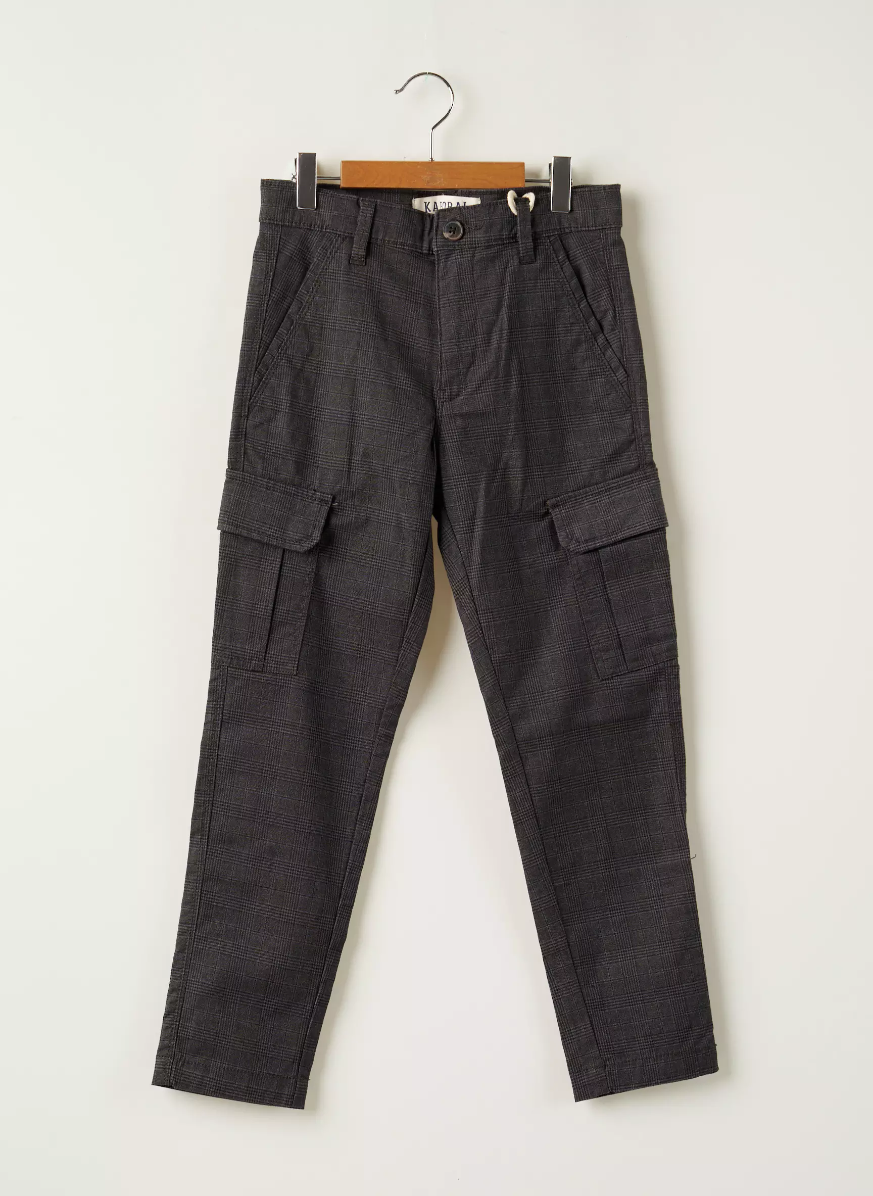 Kaporal Pantalons Cargo Garcon couleur gris