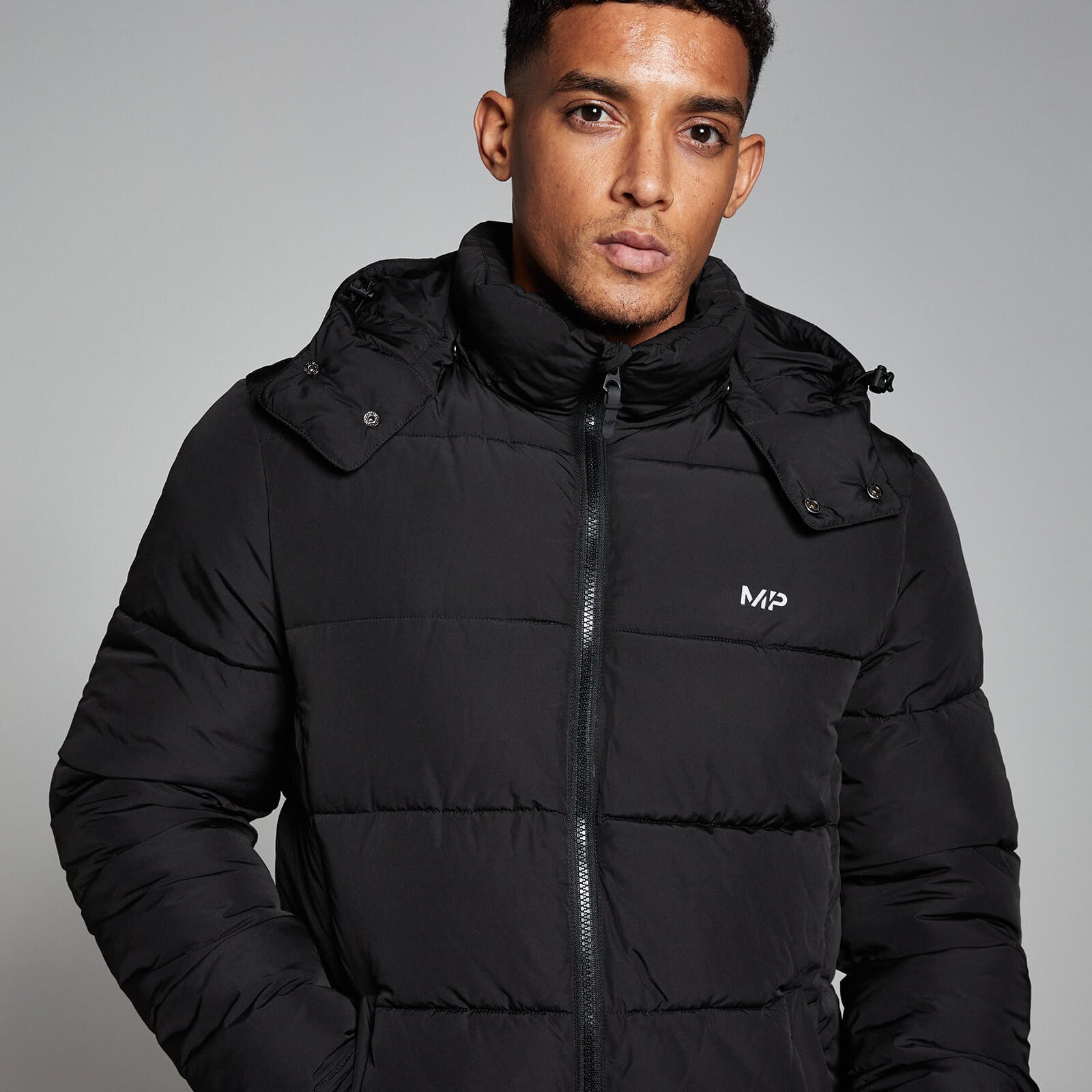 Doudoune longue MP pour hommes – Noir