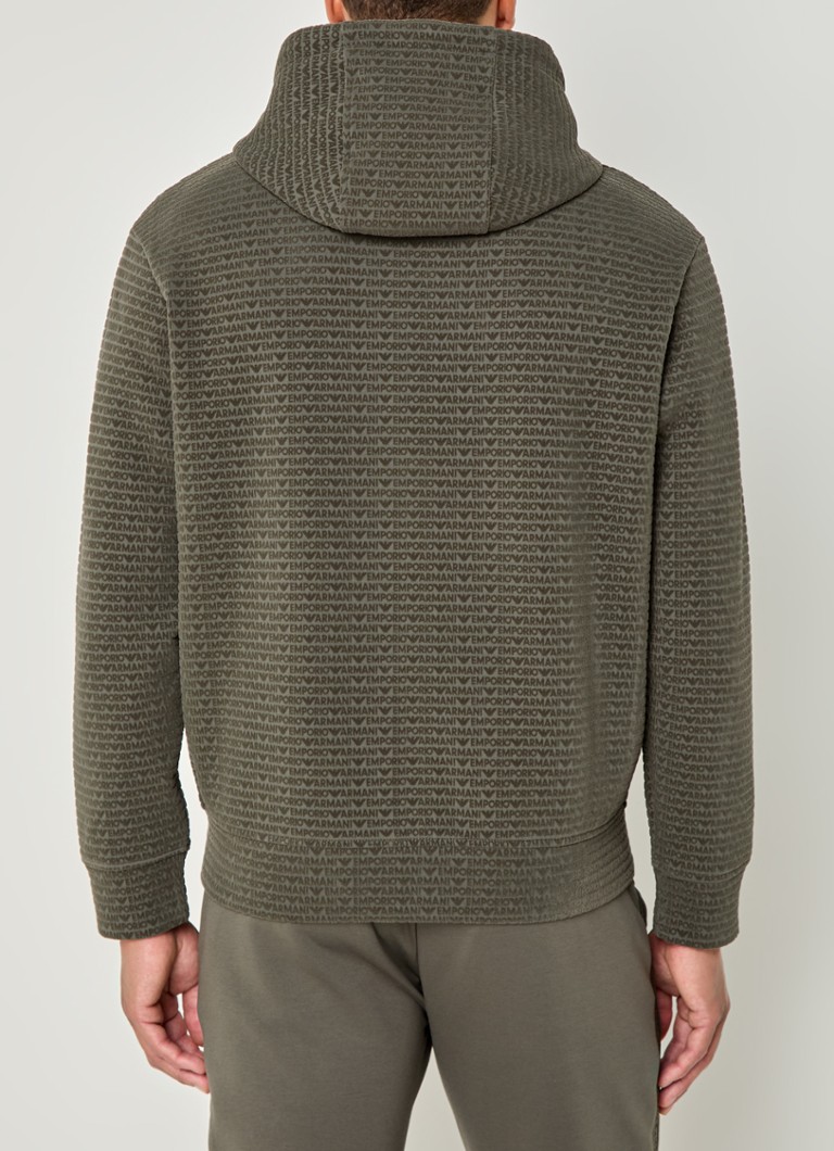 Emporio Armani Hooded sweatshirt with logo print