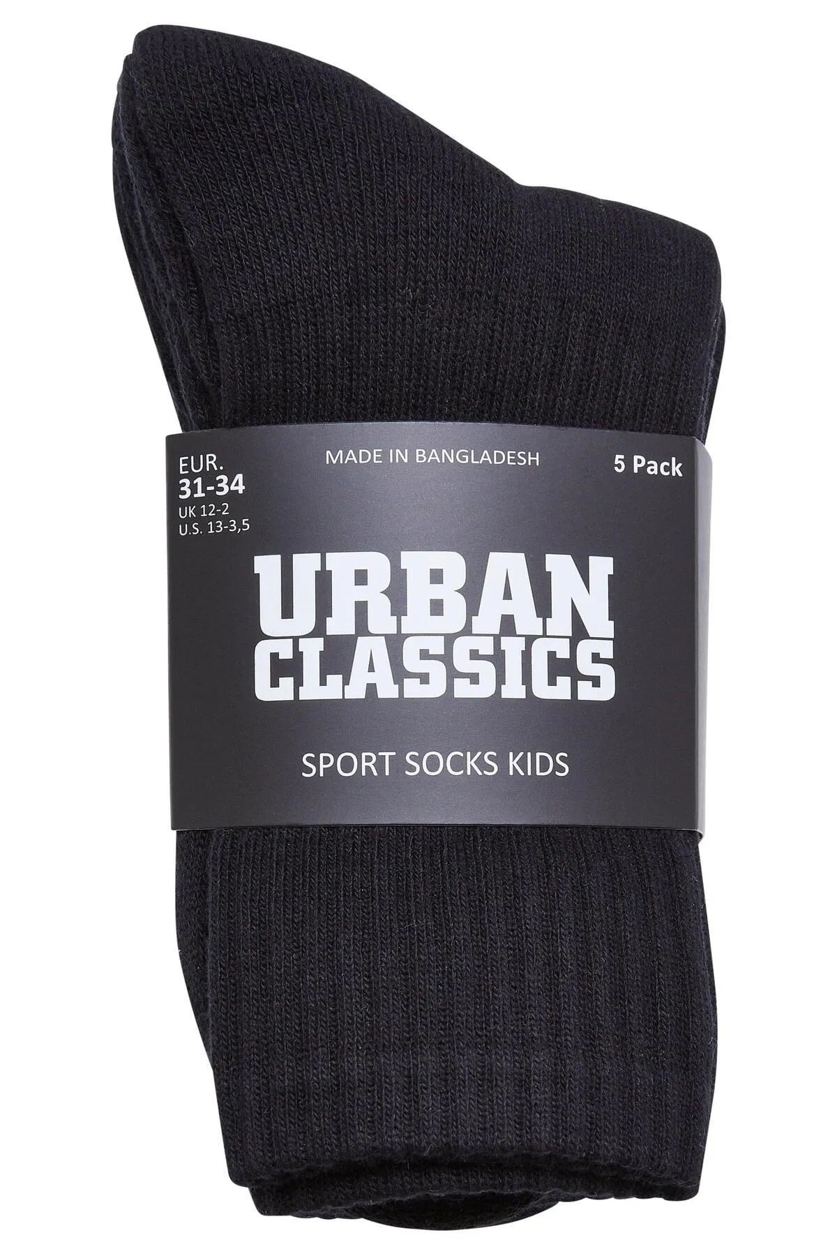 Urban Classics  Socken - Schwarz - Unifarben