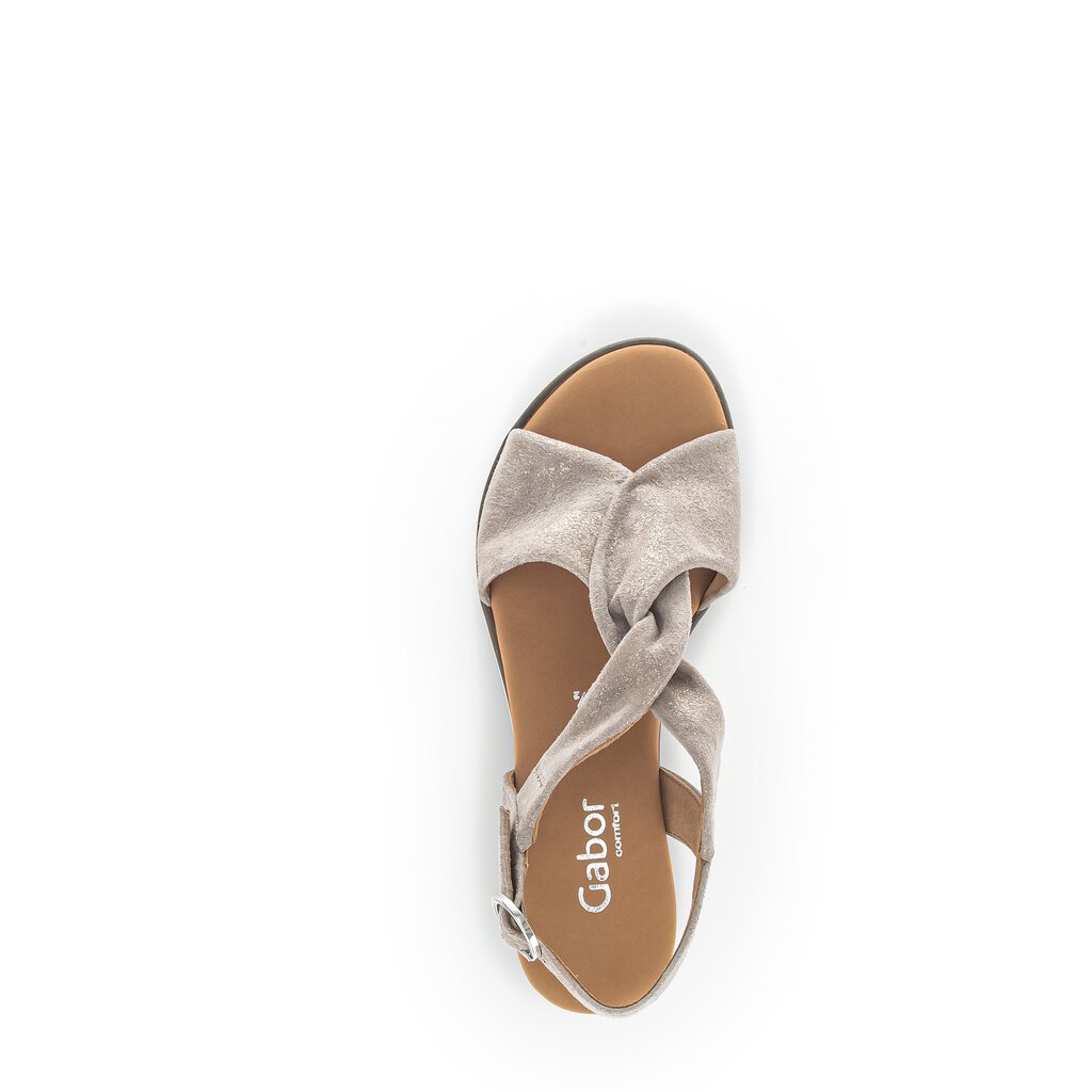 Gabor comfort Keilsandalette beige