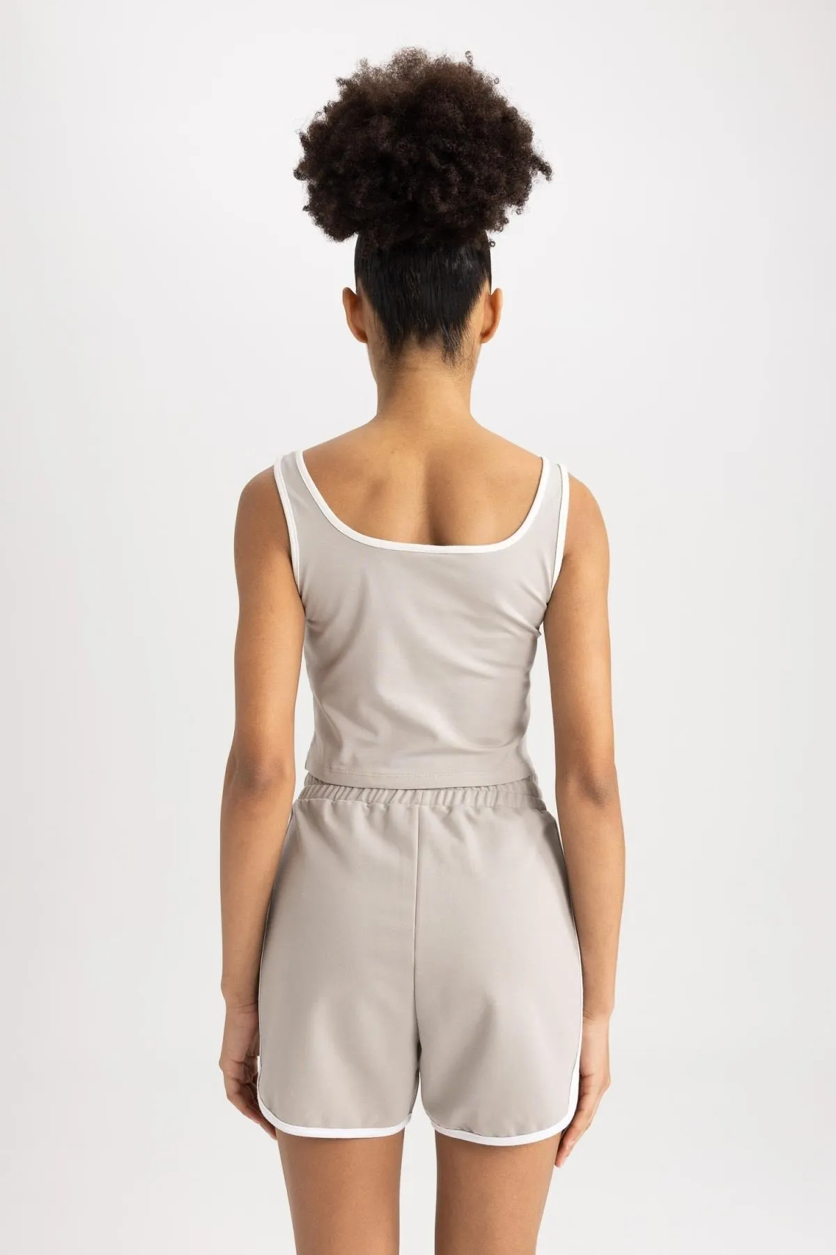 DeFacto  Passform Crop Top Athlete Cotton Athlete A1844ax23sm