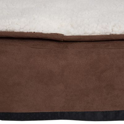 Hundebett Memory oval, braun