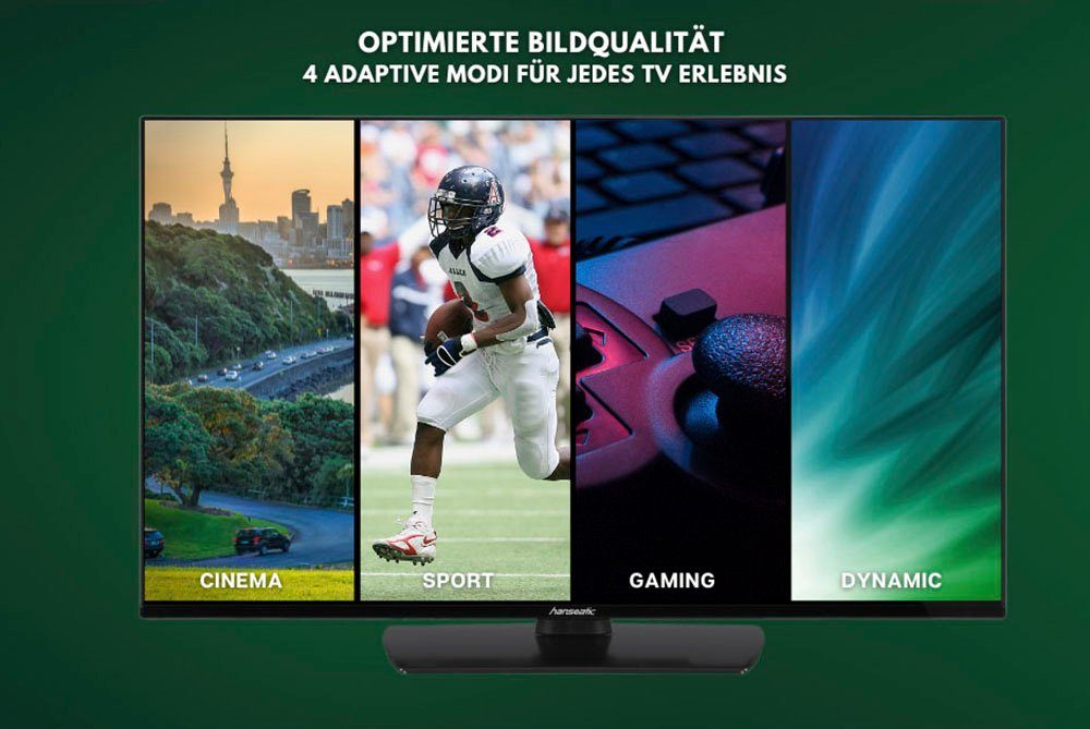 Hanseatic 50U800UDS LED-Fernseher (126 cm/50 Zoll, 4K Ultra HD, Android TV, Smart-TV)