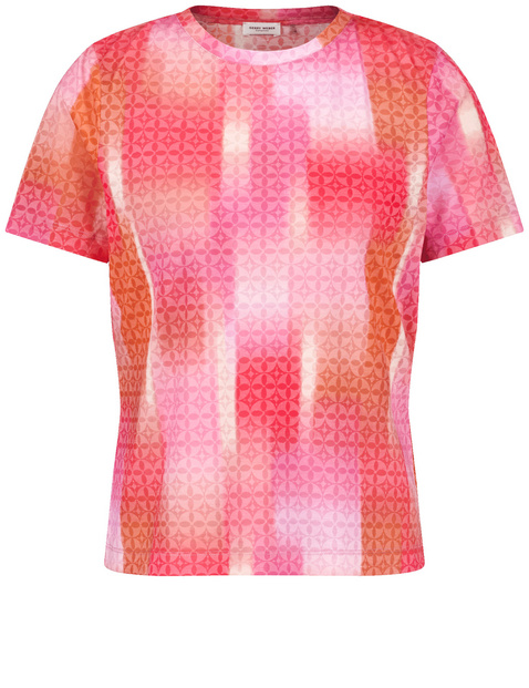T-Shirt mit Minimal-Muster
